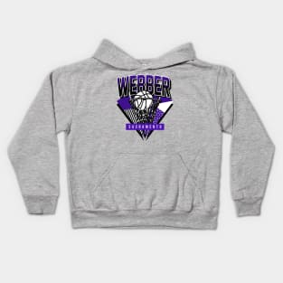 Sacramento Basketball Throwback 90s Webber Kids Hoodie